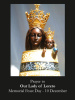 Our Lady of Loreto Prayer Card